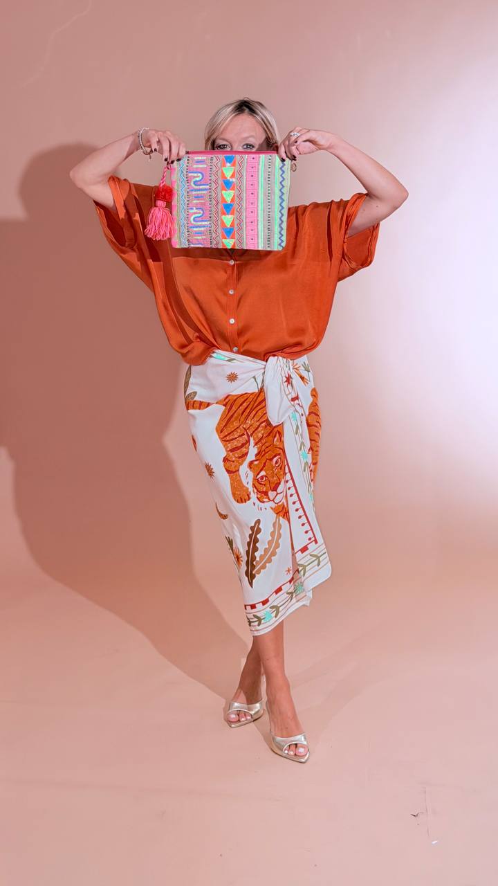LEVA Borsa geometrica BO2101 MULTICOLOR 