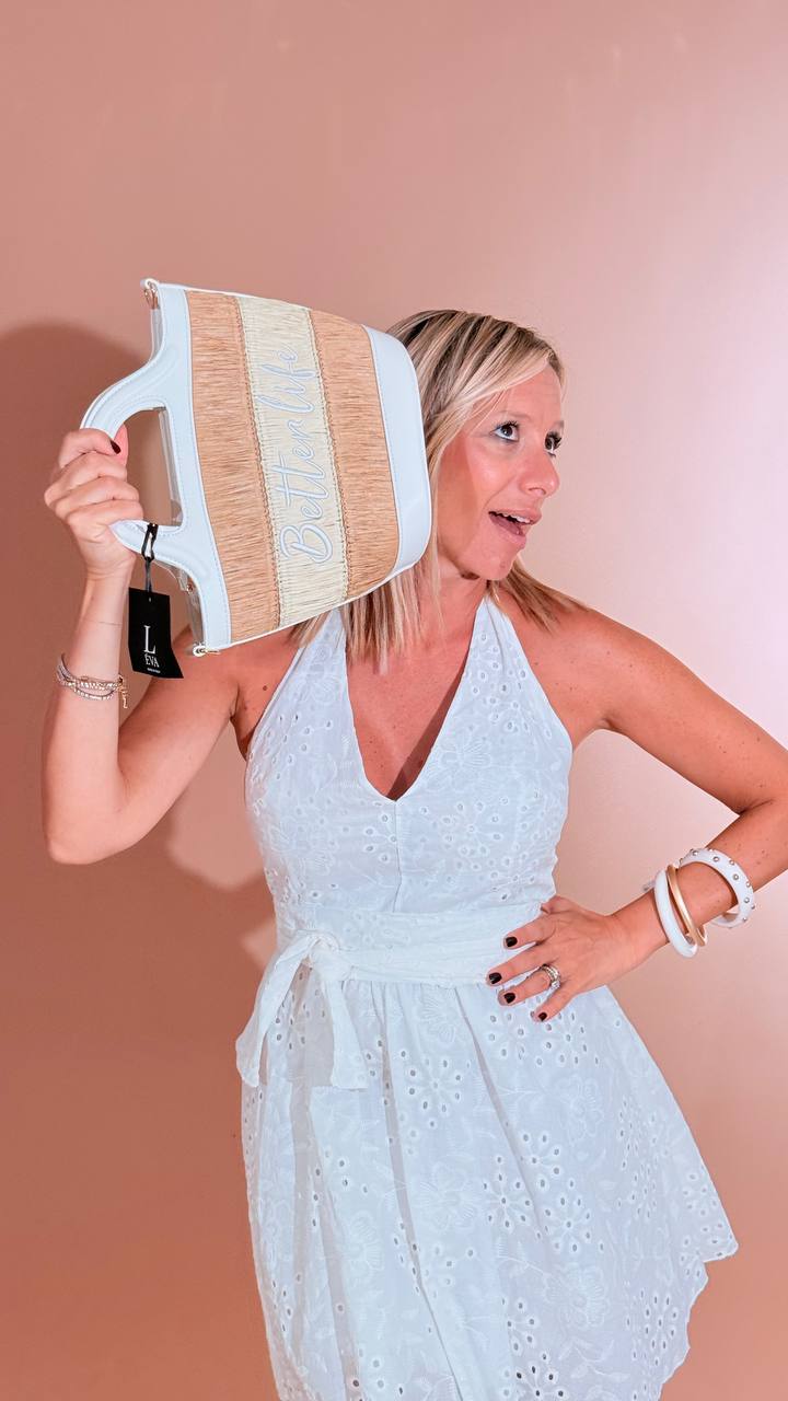 LEVA Better life borsa CE243 BIANCO 