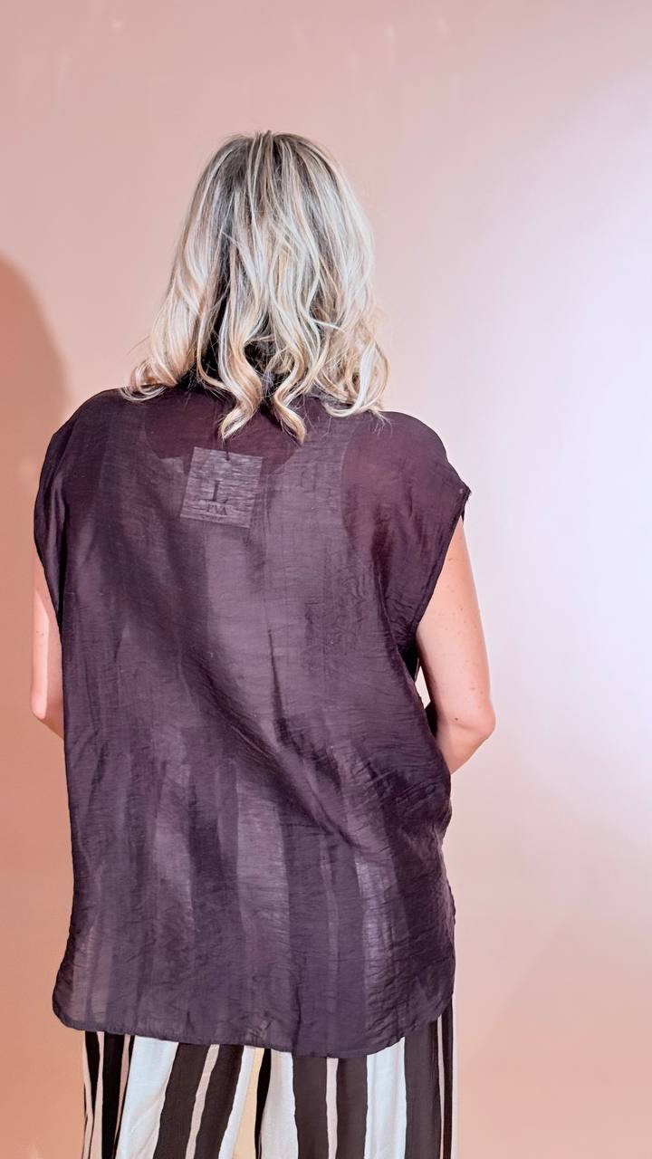 LEVA Camicia luxury DF72126 MORO 