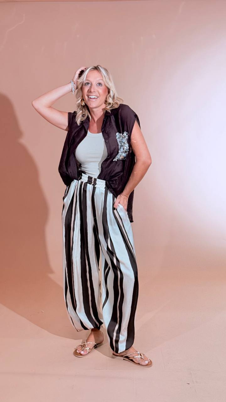 LEVA Camicia luxury DF72126 MORO 