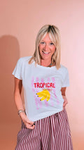 LEVA Banana T-shirt DV132201 BIANCO 