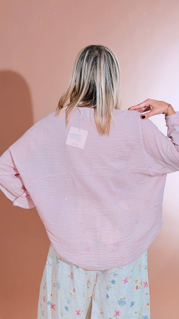 LEVA Camicia mussola MUSSOLA3020 ROSA 