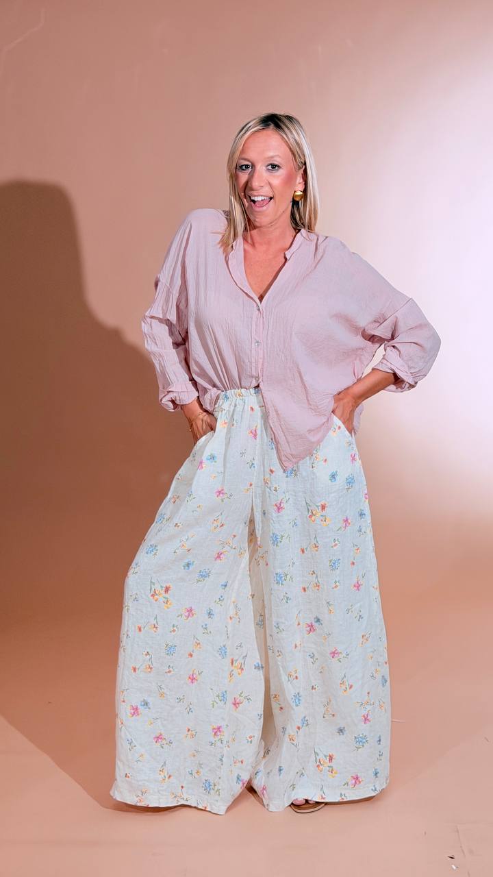 LEVA Camicia mussola MUSSOLA3020 ROSA 