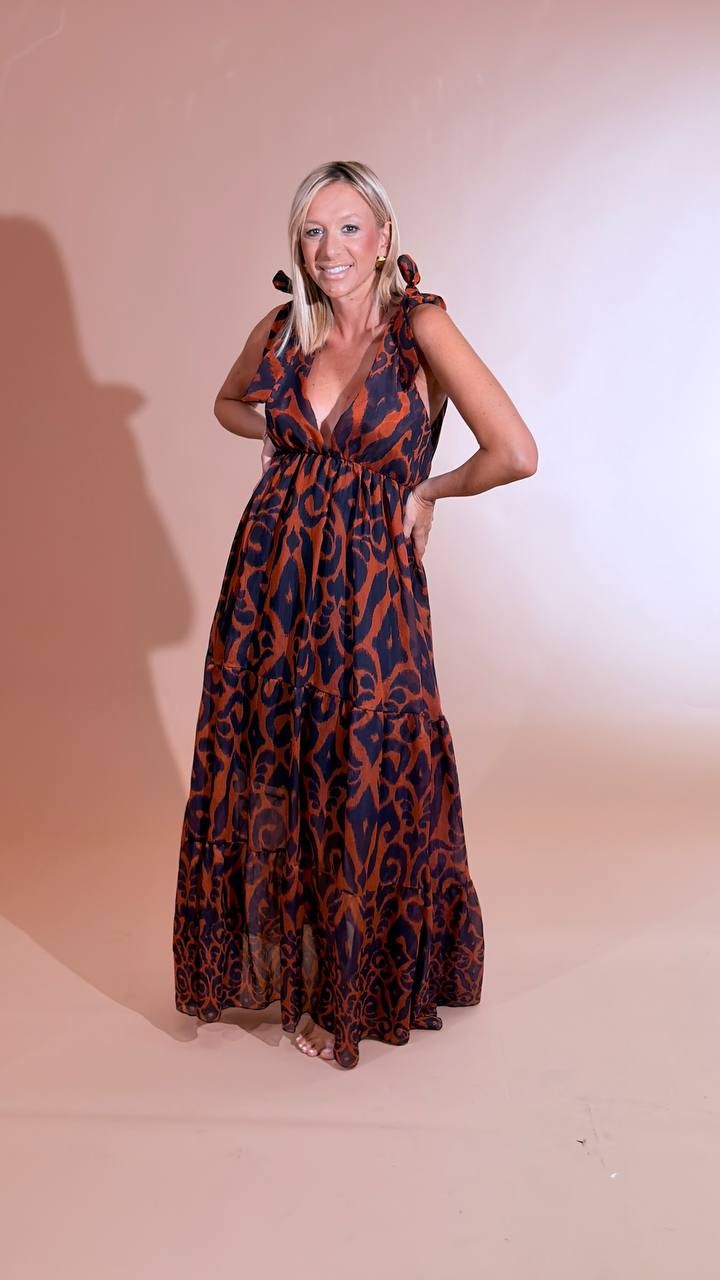 LEVA Clara abito ZO4359 ARANCIO 