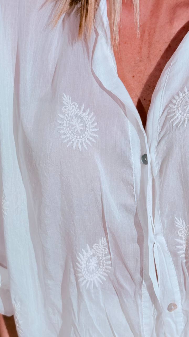 MOTEL Clotilde camicia S26CL64 BIANCO 