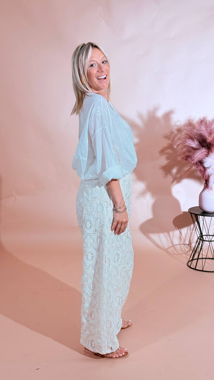 MOTEL Clotilde camicia S26CL64 BIANCO 