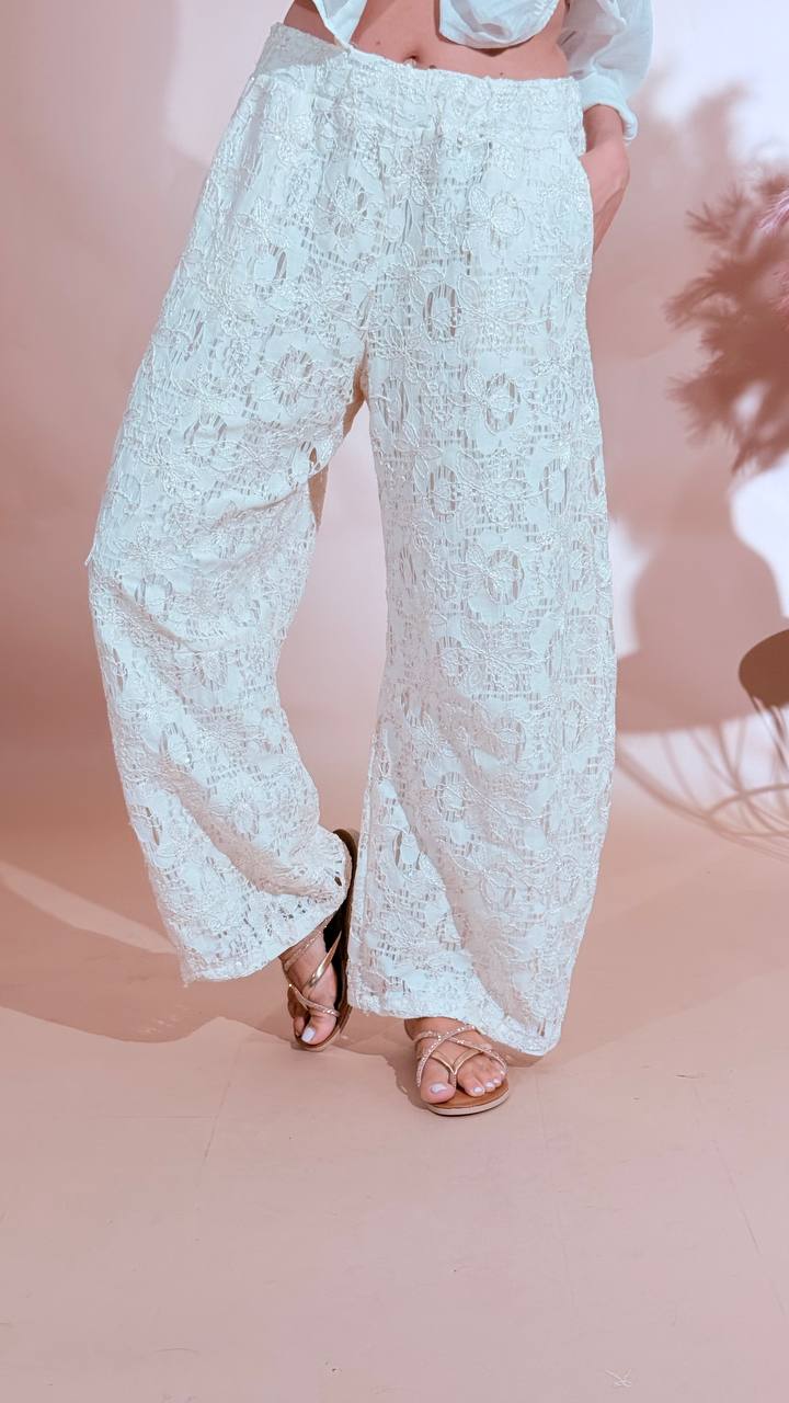 MOTEL Clotilde pantalone S26P718 BIANCO 