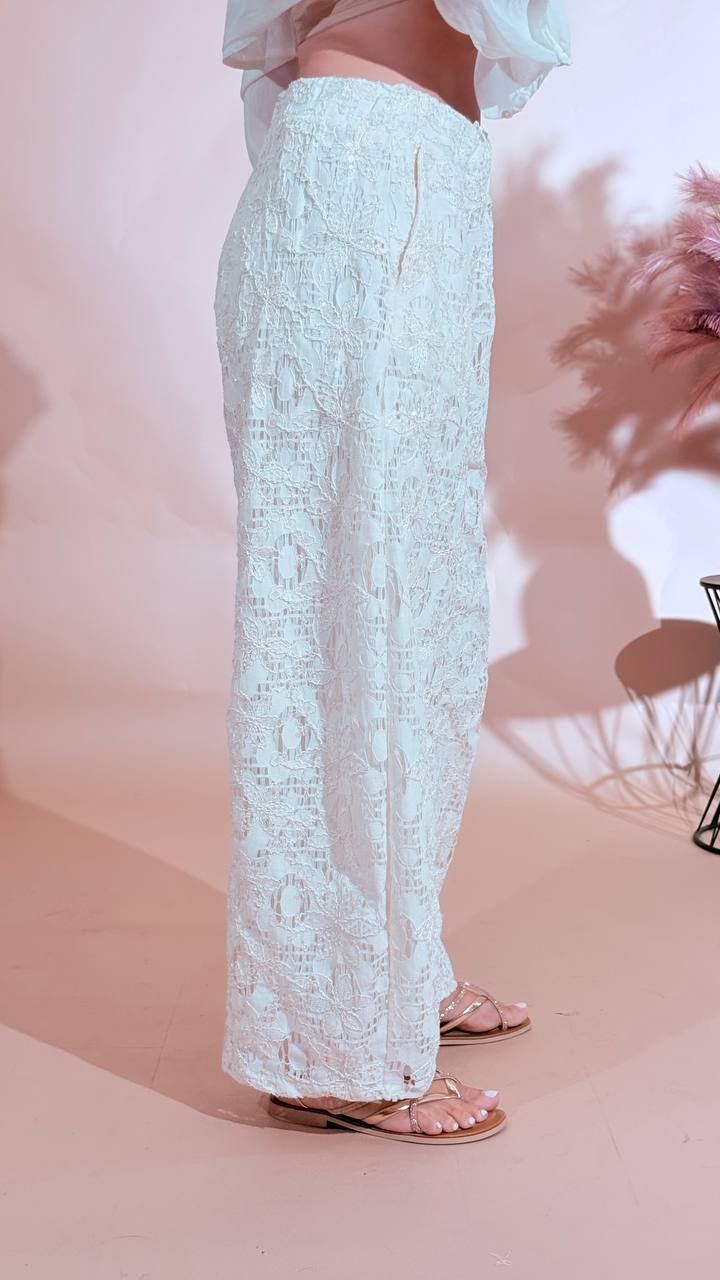 MOTEL Clotilde pantalone S26P718 BIANCO 