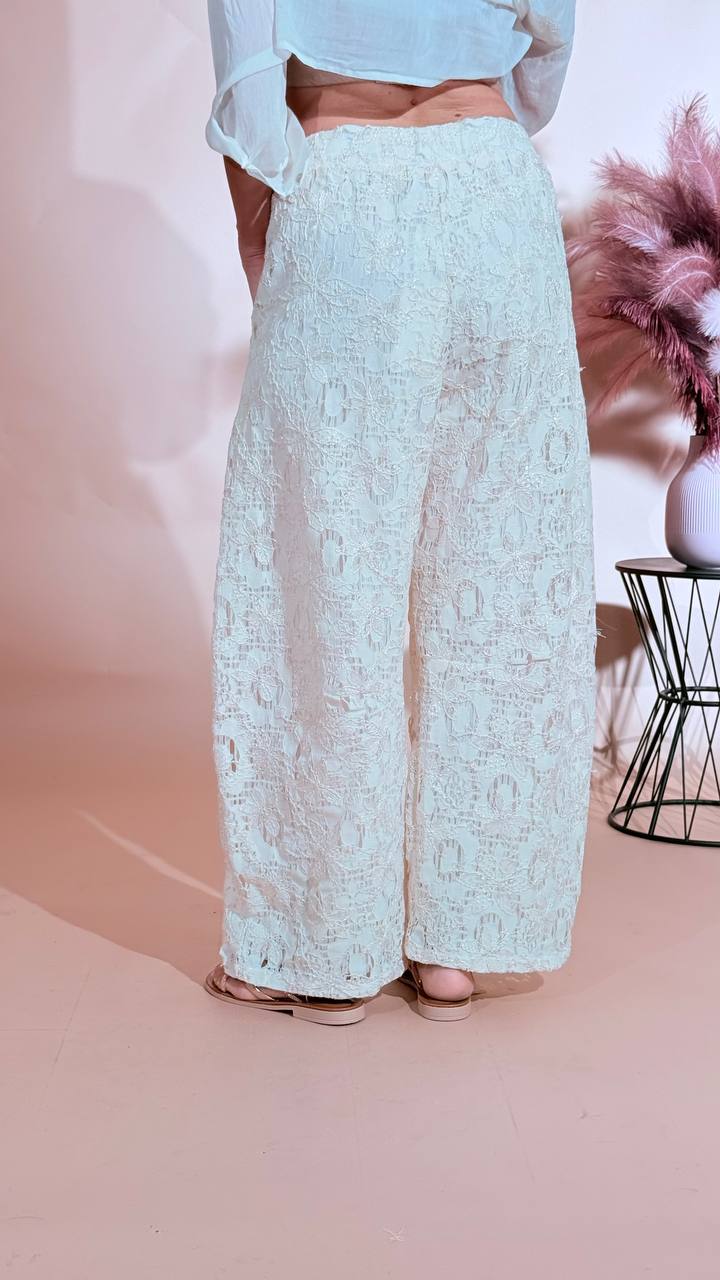 MOTEL Clotilde pantalone S26P718 BIANCO 