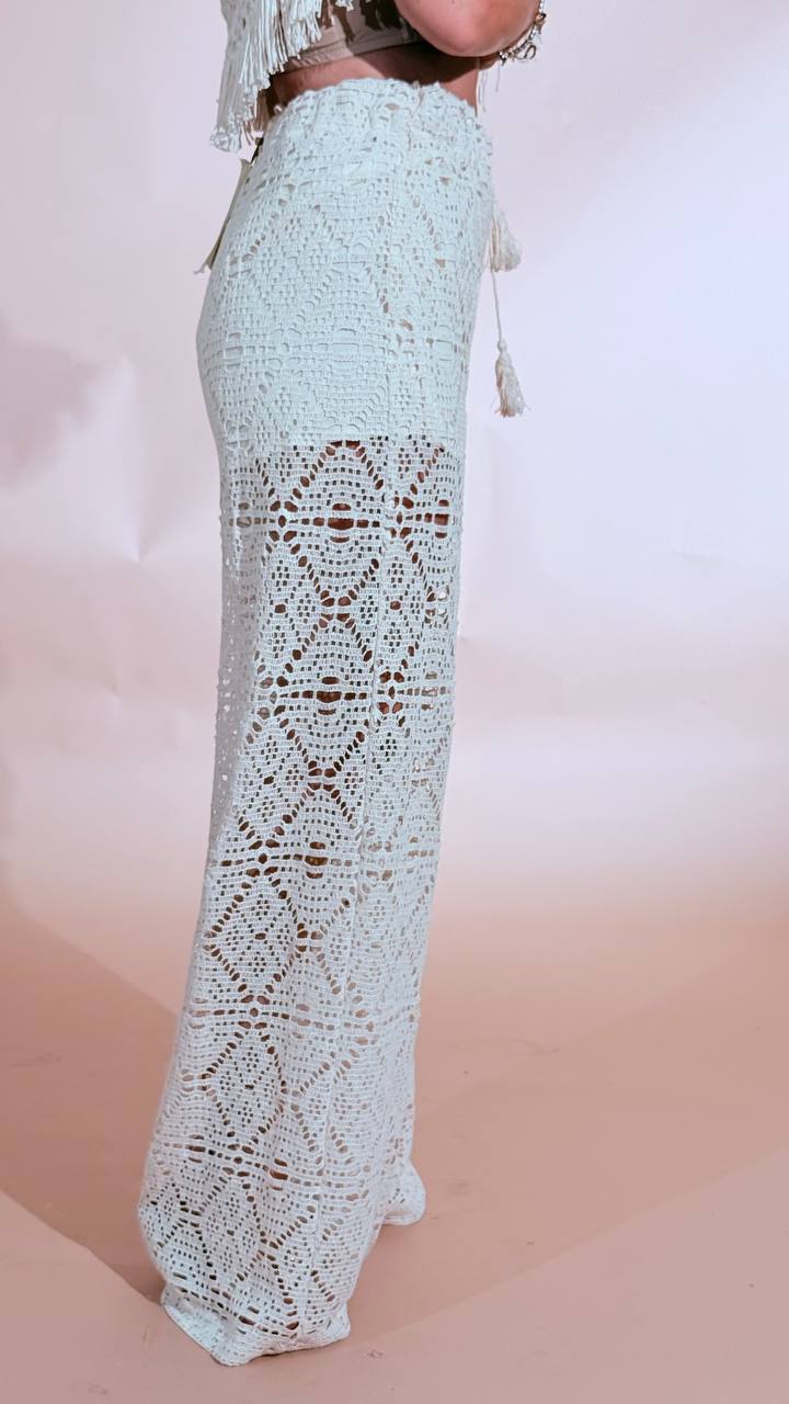 SOUVENIR Nizza pants con elastico S39M1731 CREMA 