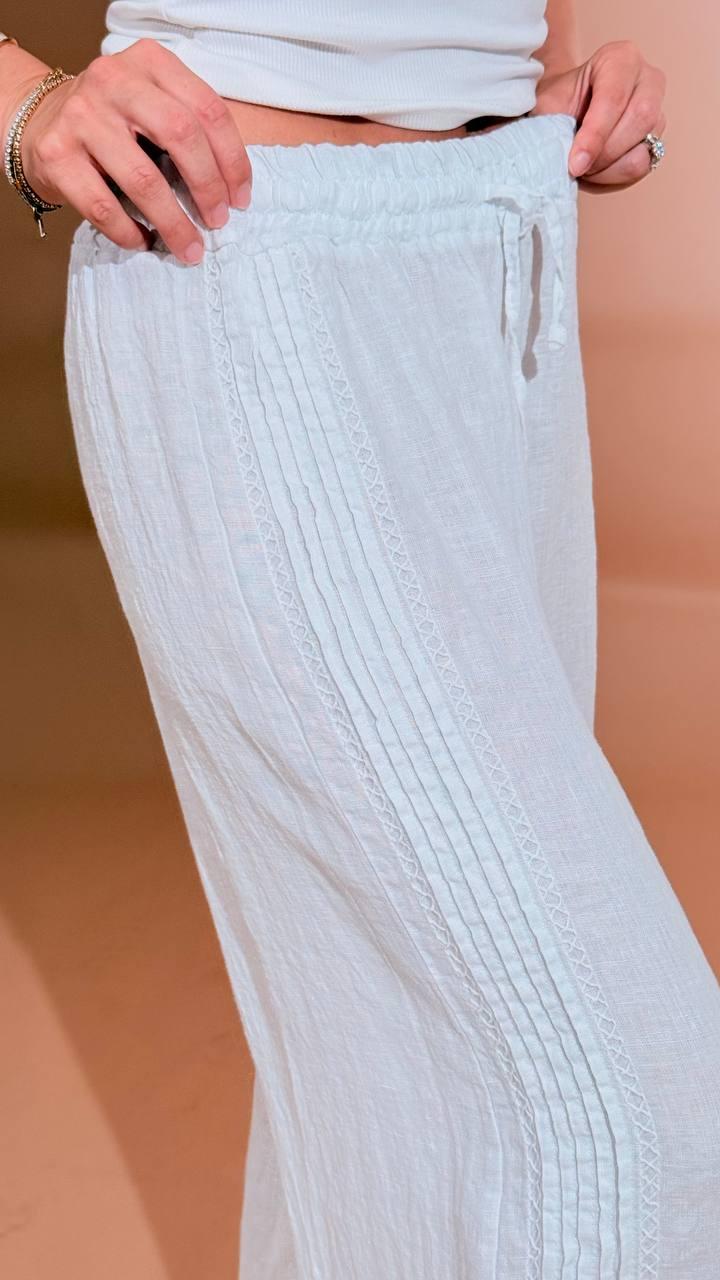 LEVA Pantalone safari SAFARI19467 BIANCO 