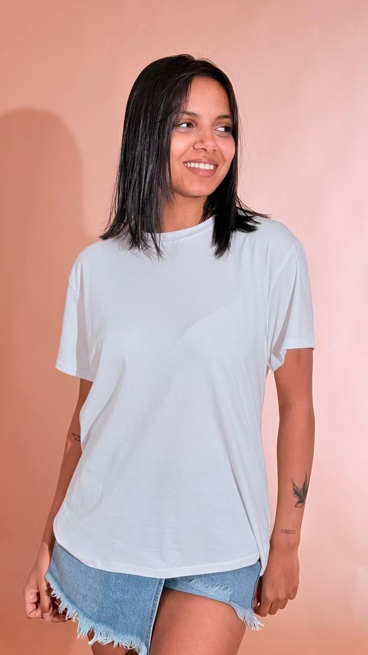 LEVA T-shirt basica 100U BIANCO 