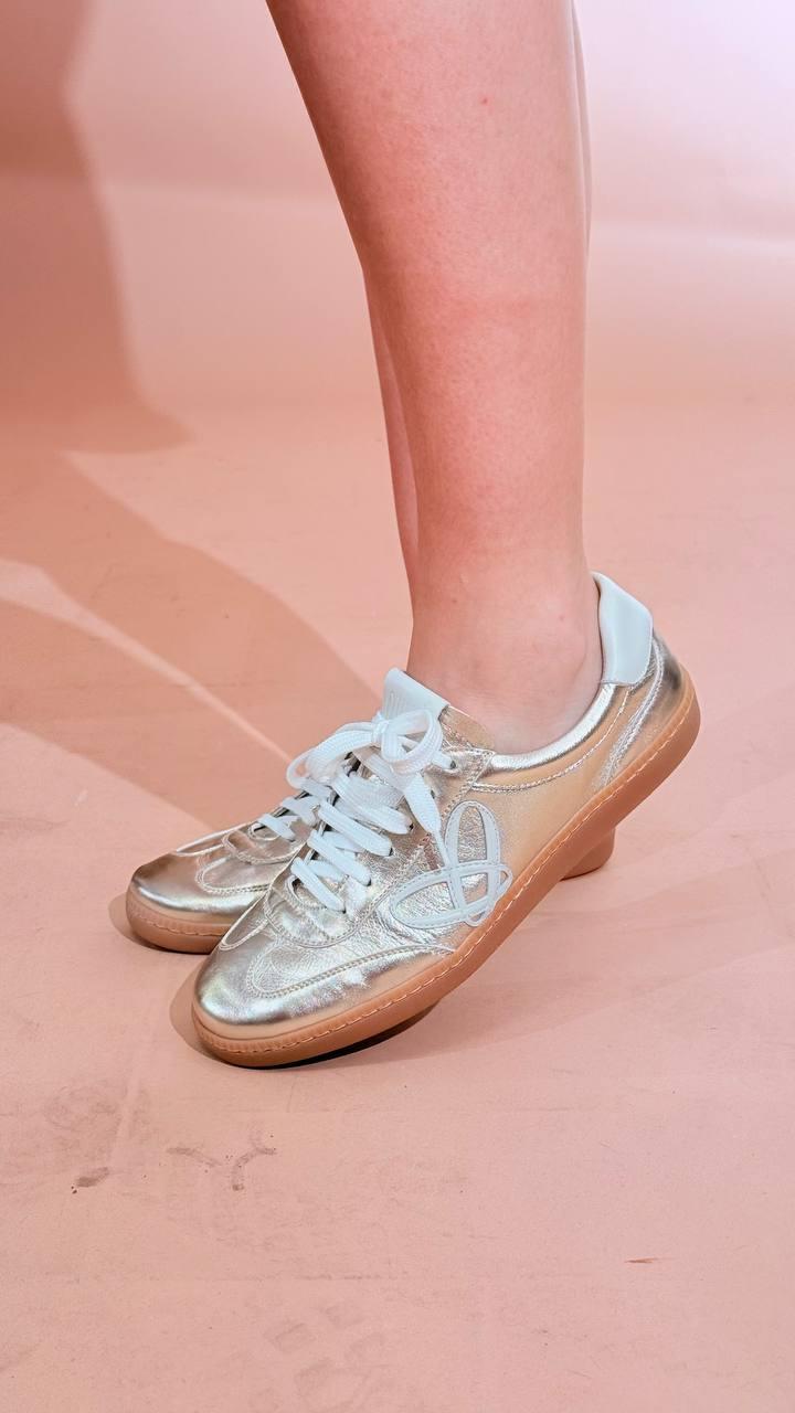 OVYE Sneaker laminata FE4465LAM PLATINO LATTE 