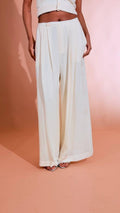 ELLEH Pantalone ampio SS260043 PANNA 