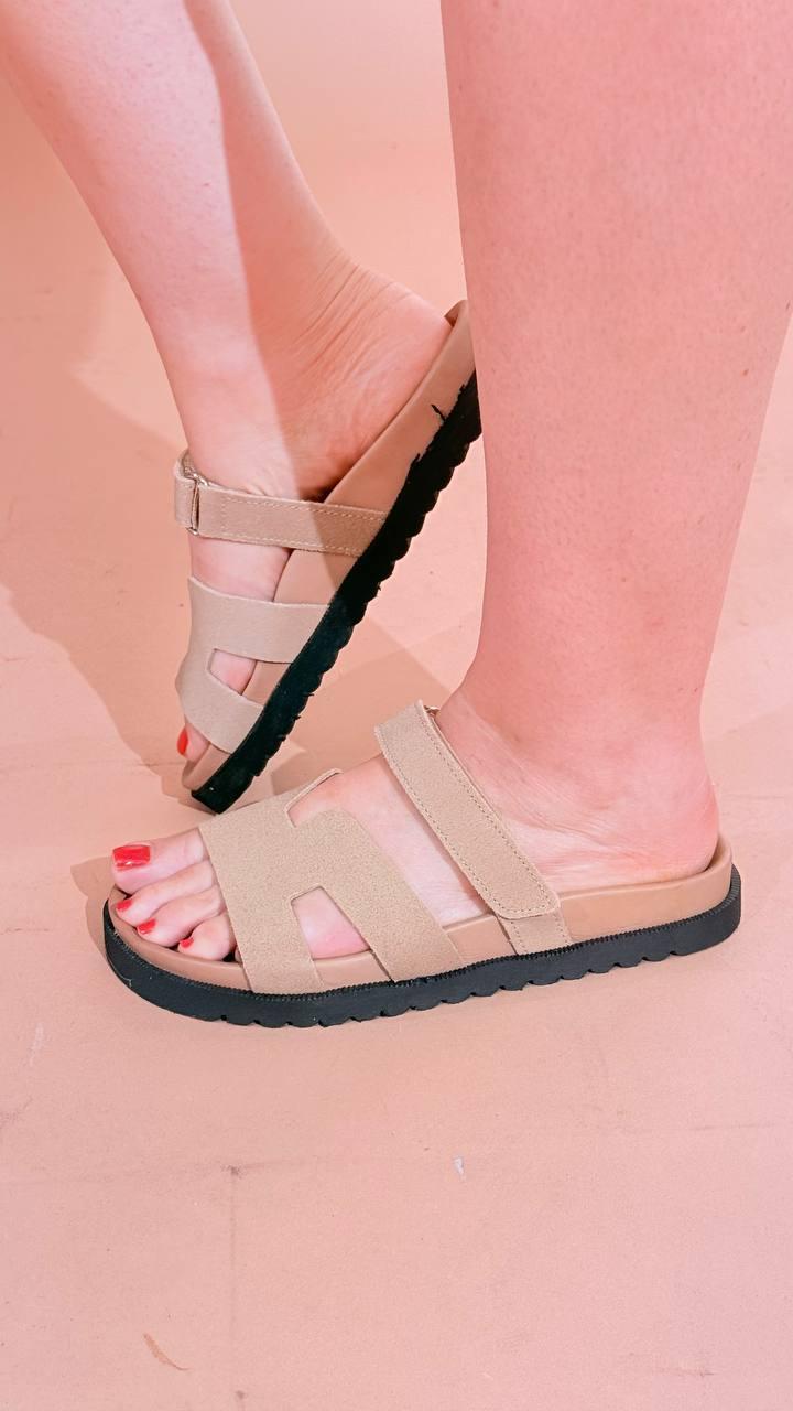 CLAIRE MILANO Ciabatta strap GW3804CAM BEIGE 