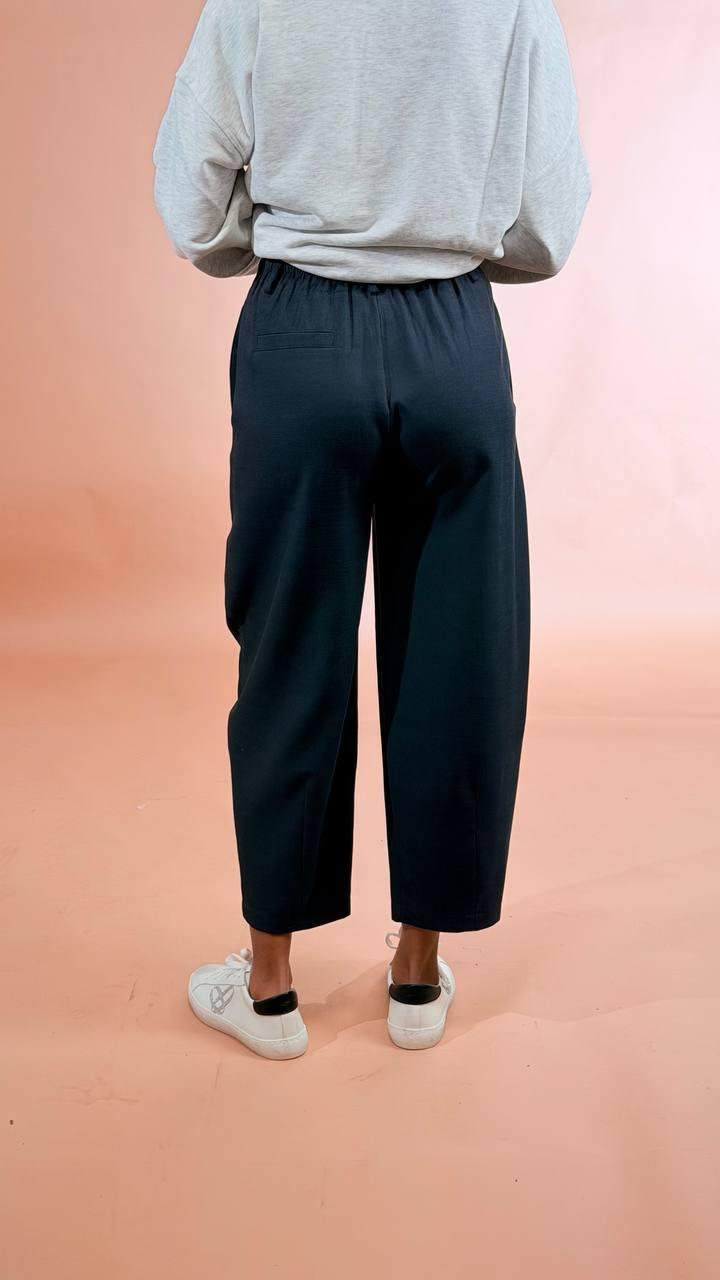 LEVA Pantalone basico  53ly 47co P1550 BLU 