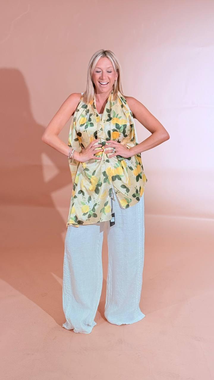 LEVA Foulard maxi S-70885 GIALLO 