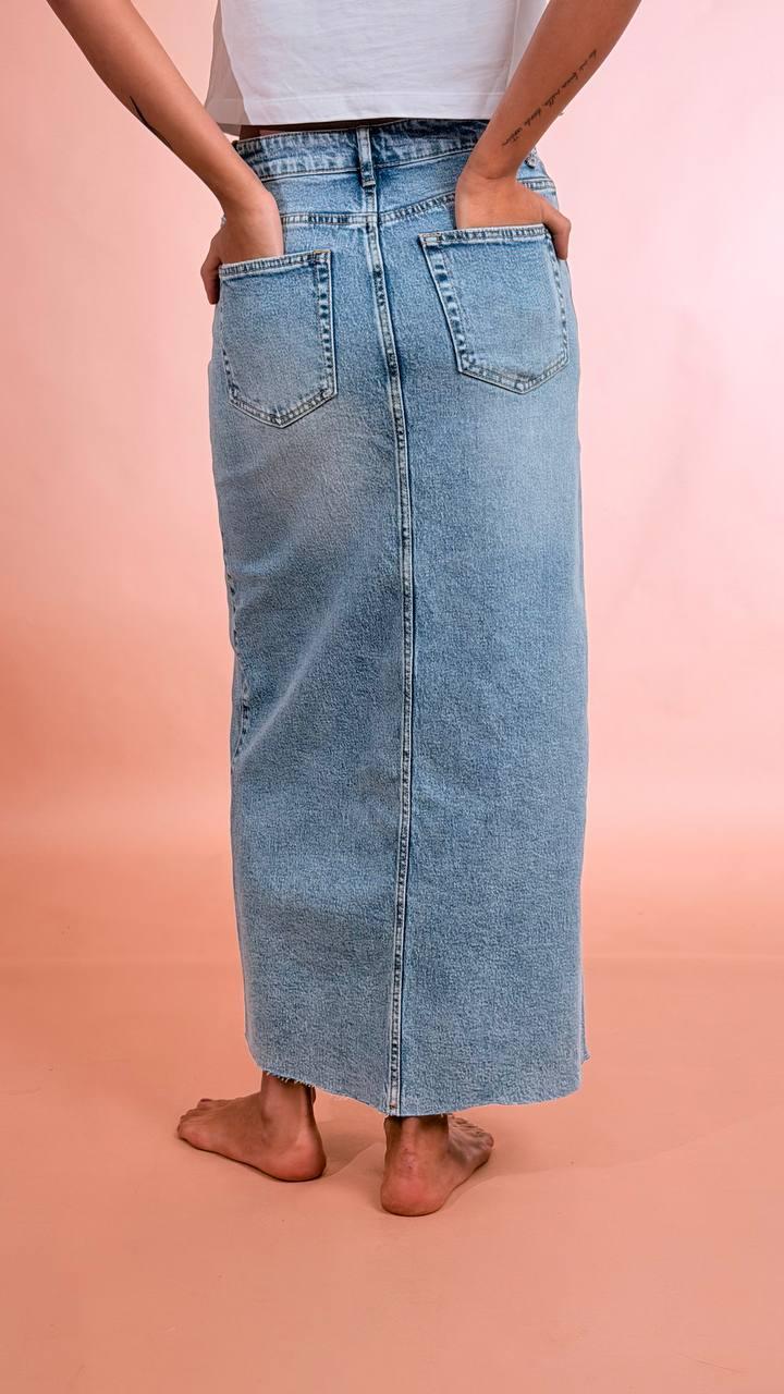 LEVA Gonna in jeans 96co 3pl 1ea H5175  