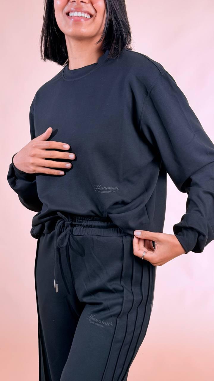 HINNOMINATE Felpa paricollo HMABW02386 NERO 