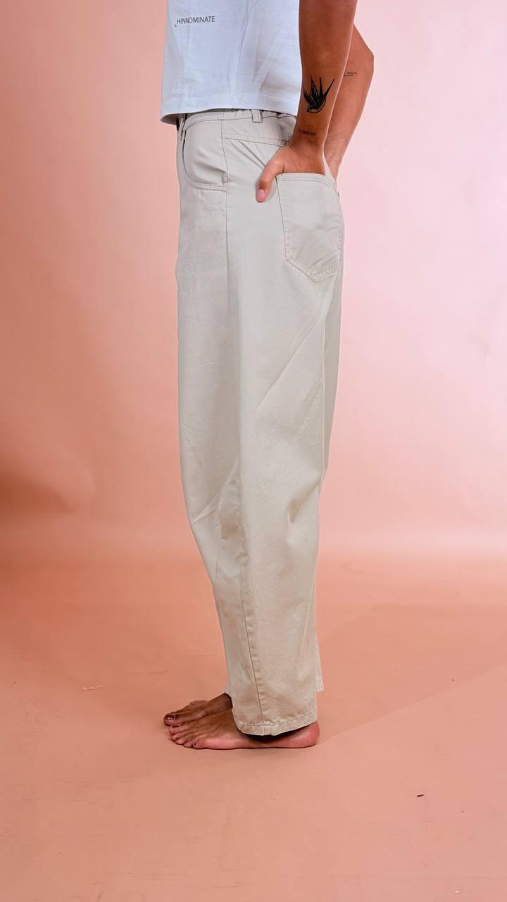 MOTEL Pantalone con elastico S26P183 GHIACCIO 