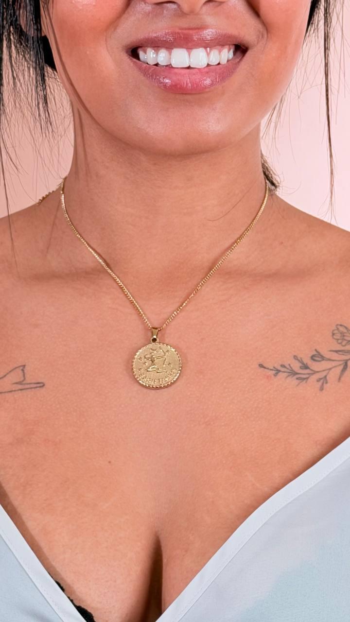 CLUB MANHATTAN Collana segno zodiale sagittario CLBMSAGITTARIO ORO 