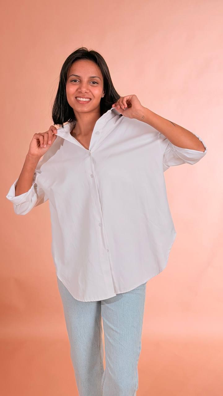 LEVA Camicia basica 5503CA BIANCO 