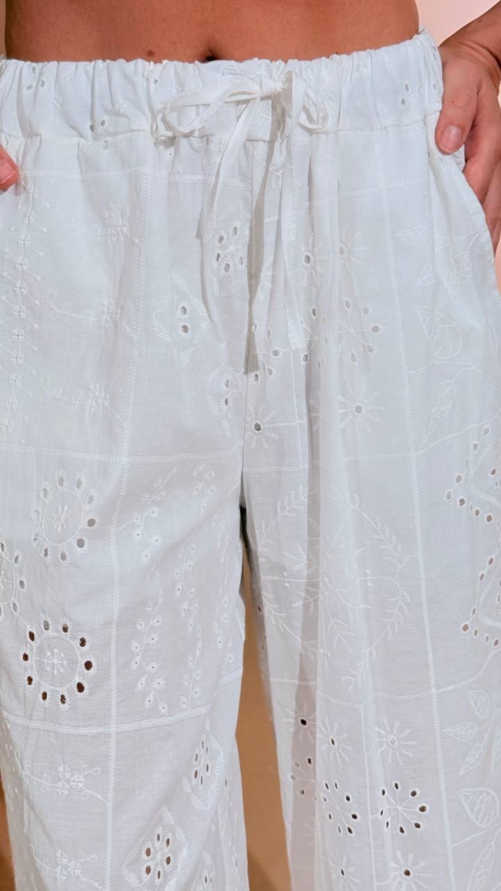 LEVA Pantalone linda LINDAP60553 BIANCO 