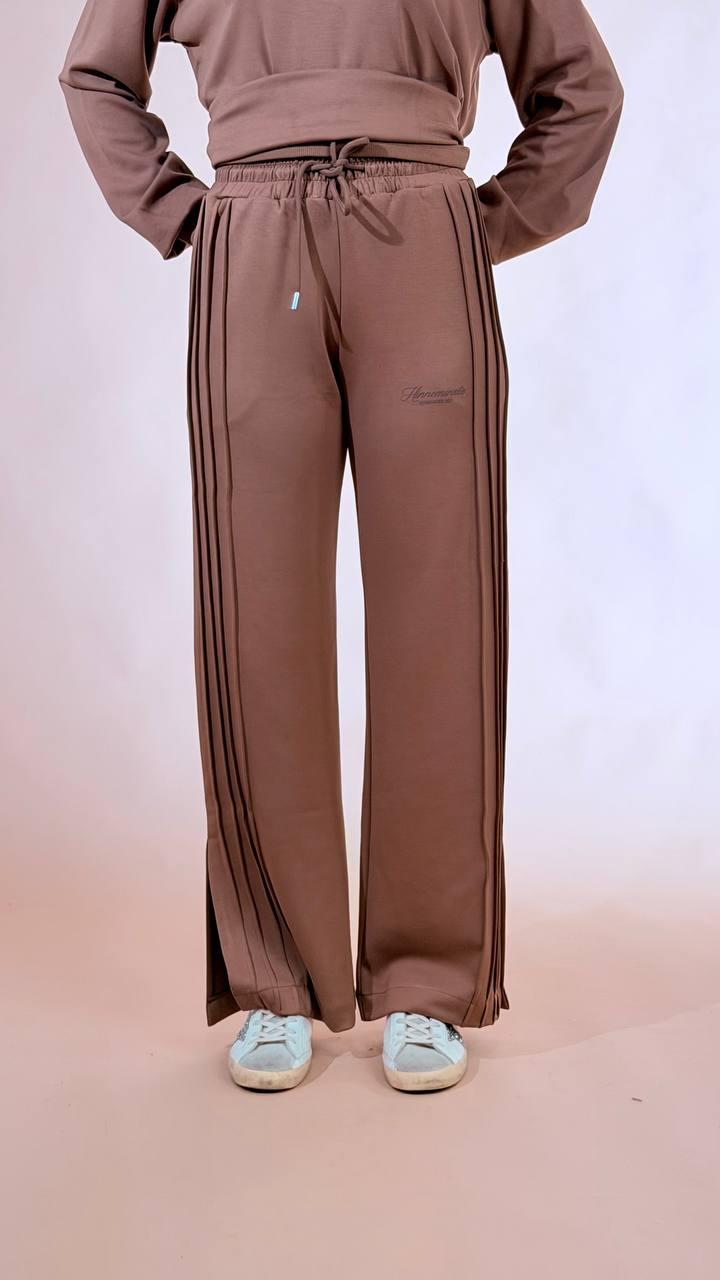 HINNOMINATE Pantalone dritto tuta HMABW02390 MOKA 