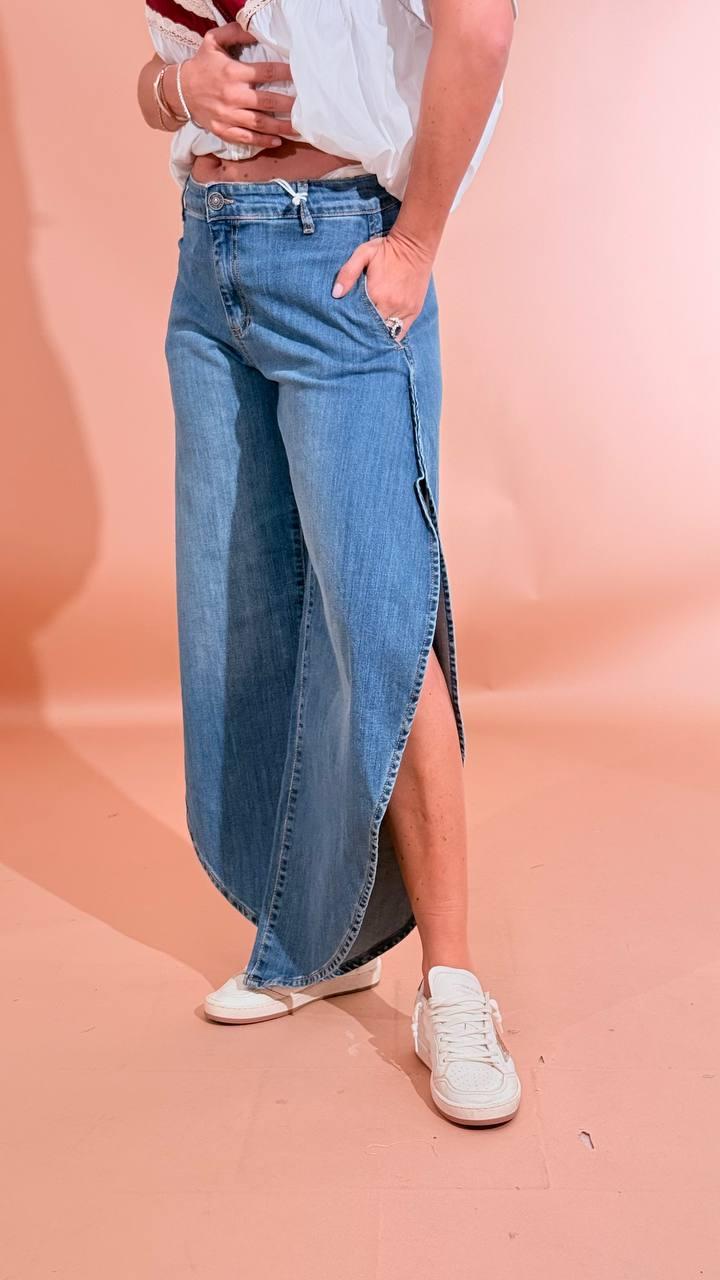 GODSAVEDENIM Jeans farfalla 98%co 2%ea NAUSICA DENIM 