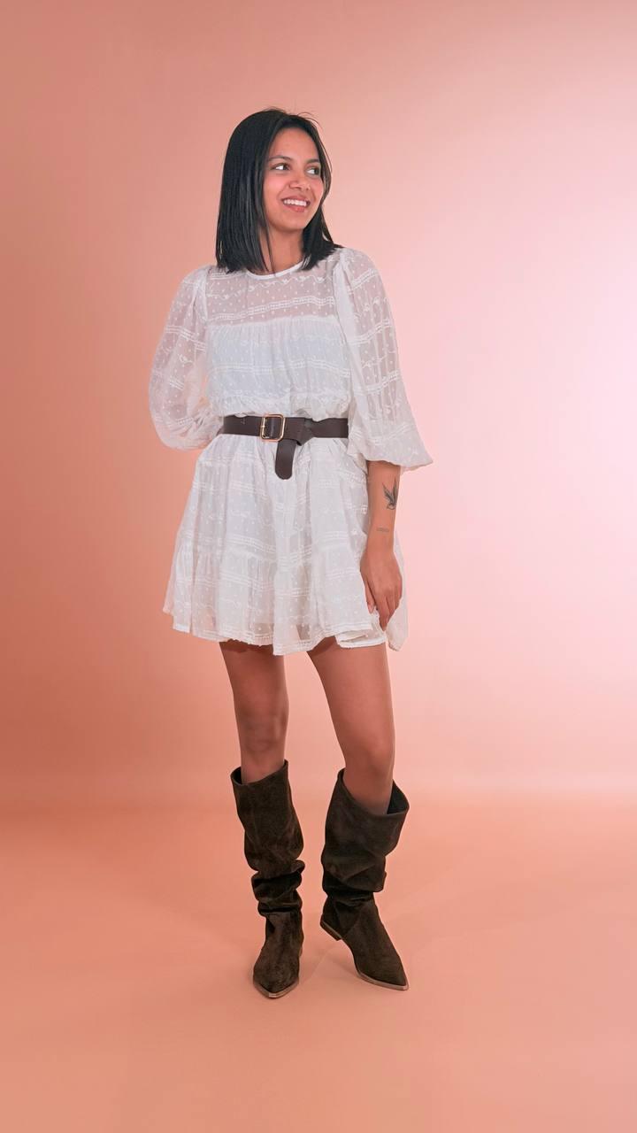 ANNA ROCK Abito ricamo 4093055 BIANCO 