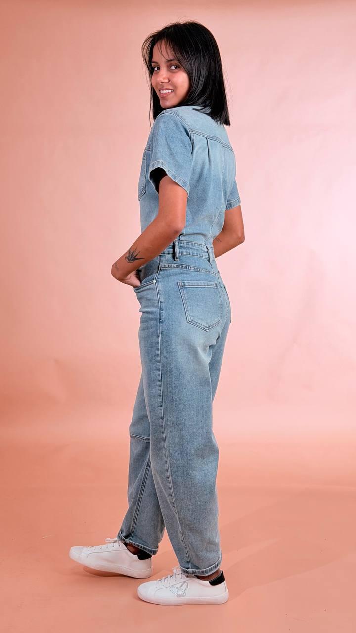LEVA Tuta intera denim M7JF398 DENIM 