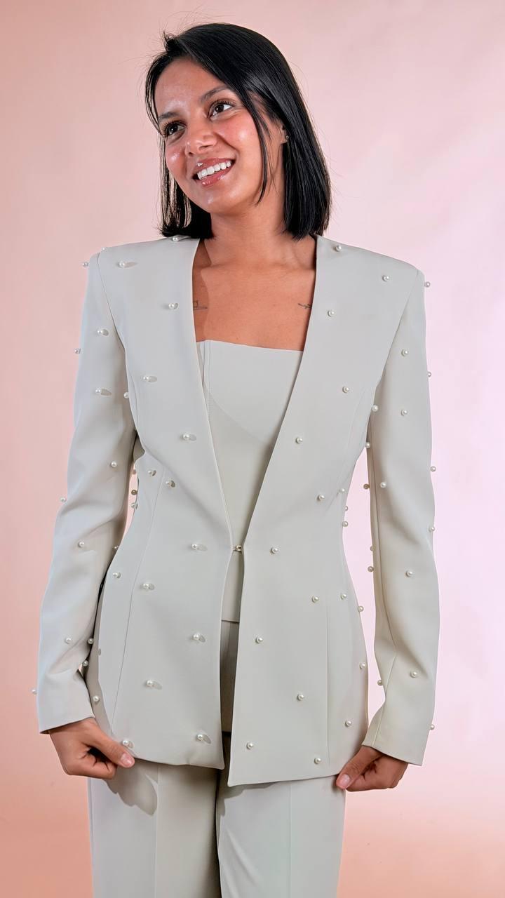 SILENCE Blazer perle GI5354APP GREIGE 