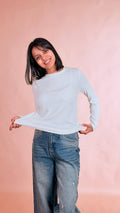 LEVA T-shirt manica lunga AL1362 BIANCA 