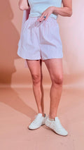 GLAMOROUS Short rigato TM0888A PINK 