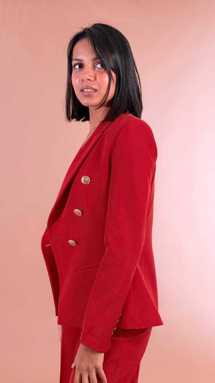 SILENCE Blazer bottone NPR235HONEY FRAGOLA 