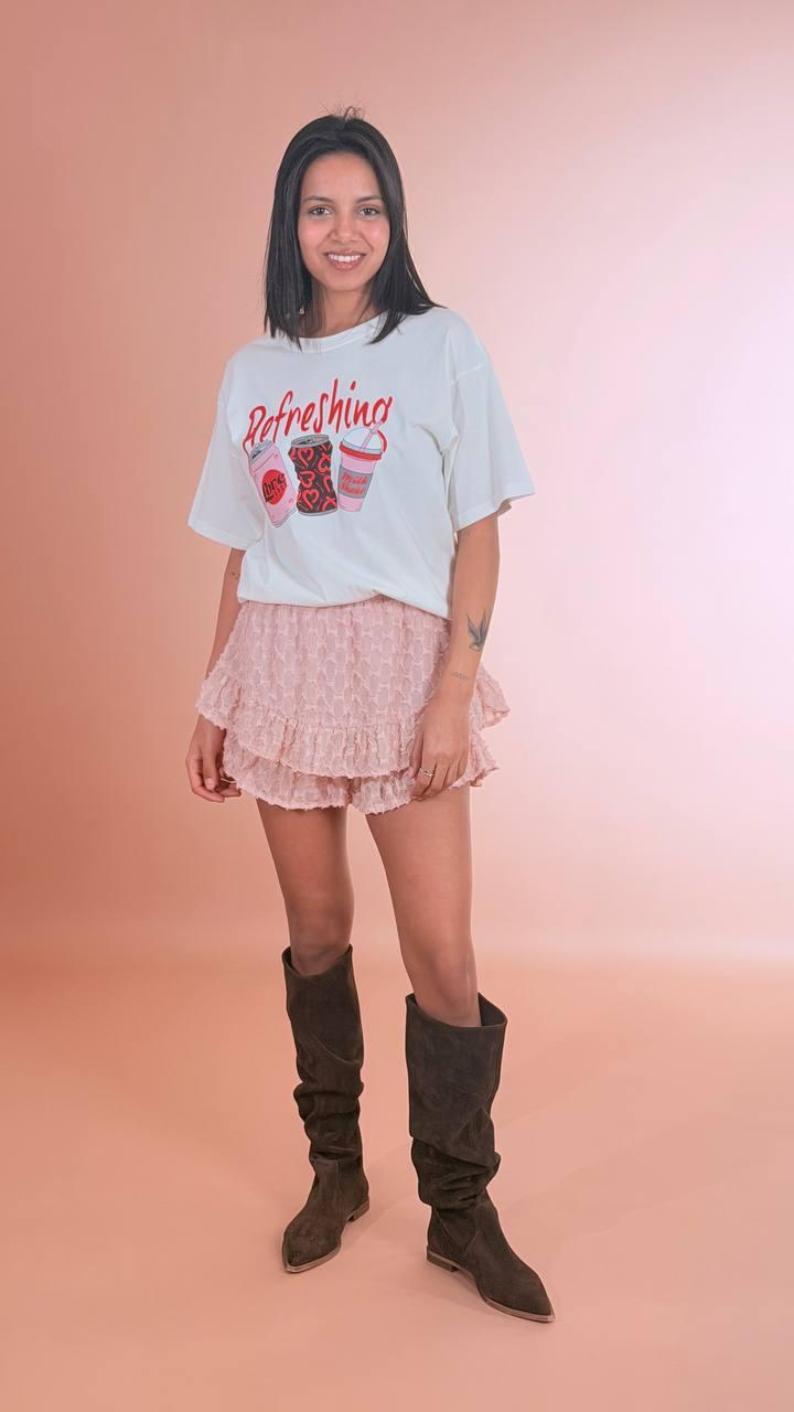 ANNA ROCK T-shirt refreshino 2091044 BIANCA 