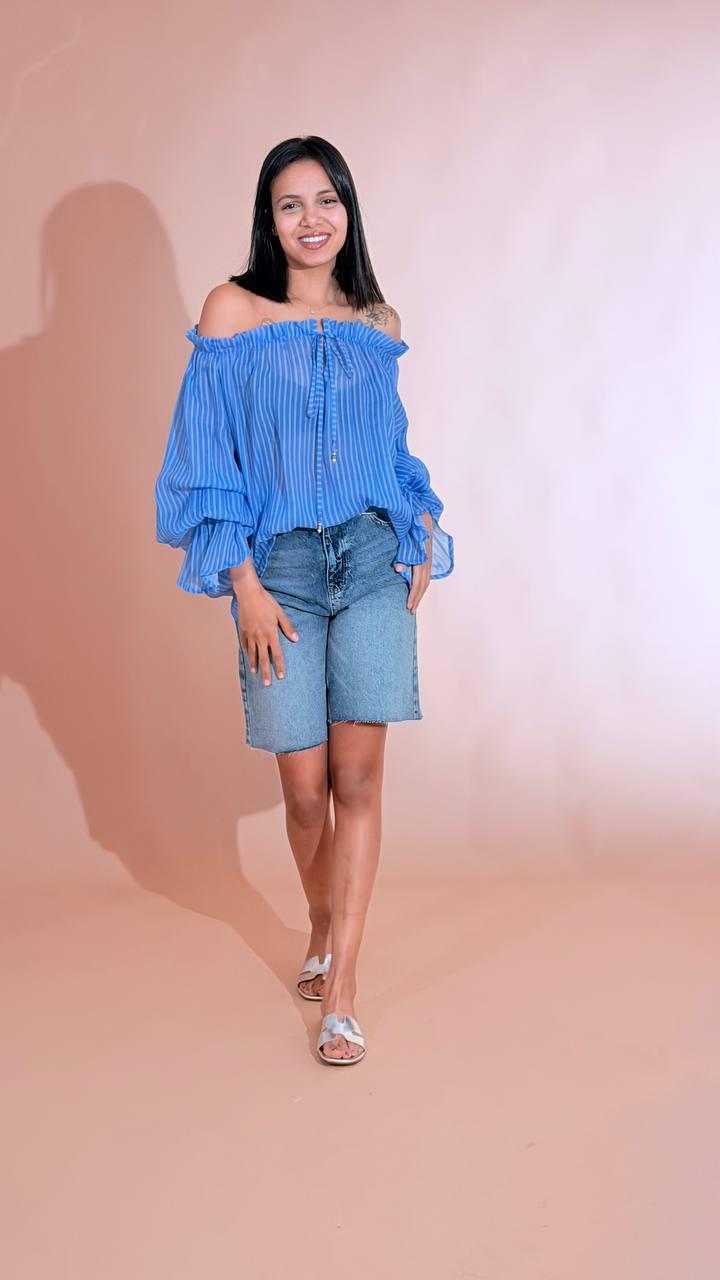 HINNOMINATE Bermuda in denim HMABW02688 DENIM 