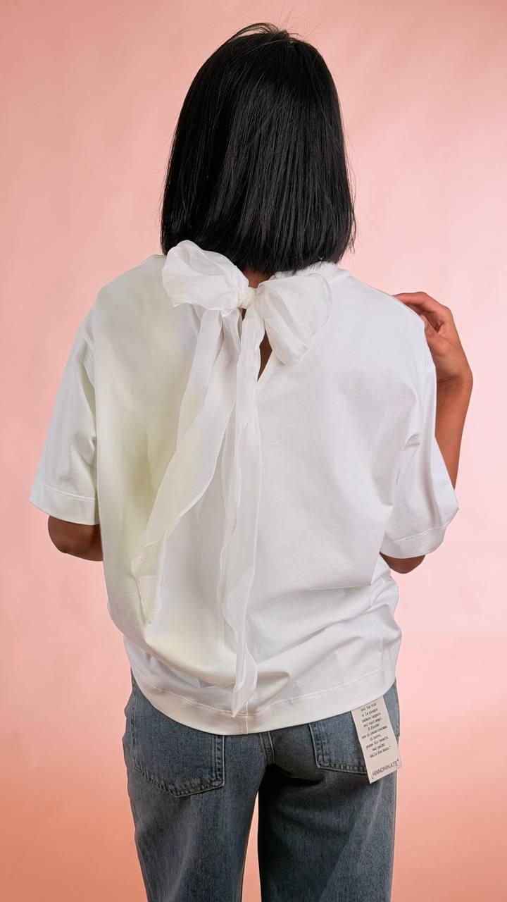 ELLEH T-shirt fiocco SS260217 BIANCO 