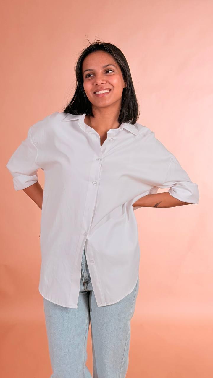 LEVA Camicia basica 5503CA BIANCO 