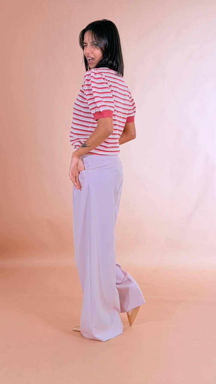 FRACOMINA Pantalone palazzo FR26SV3001W42901 ROSA 