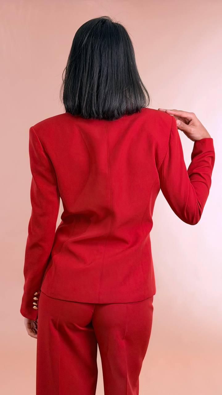 SILENCE Blazer bottone NPR235HONEY FRAGOLA 