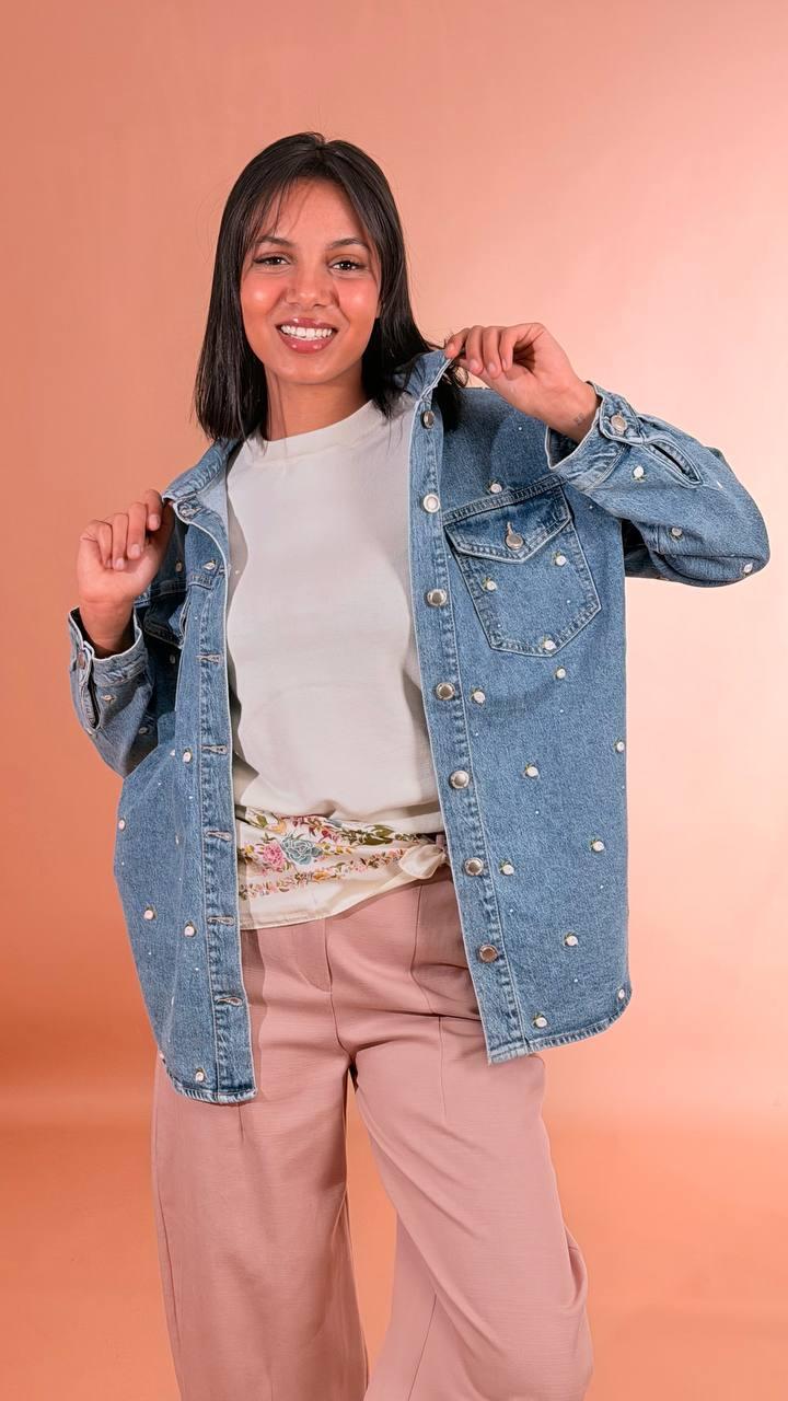 LEVA Camicia denim rose R2545 DENIM 