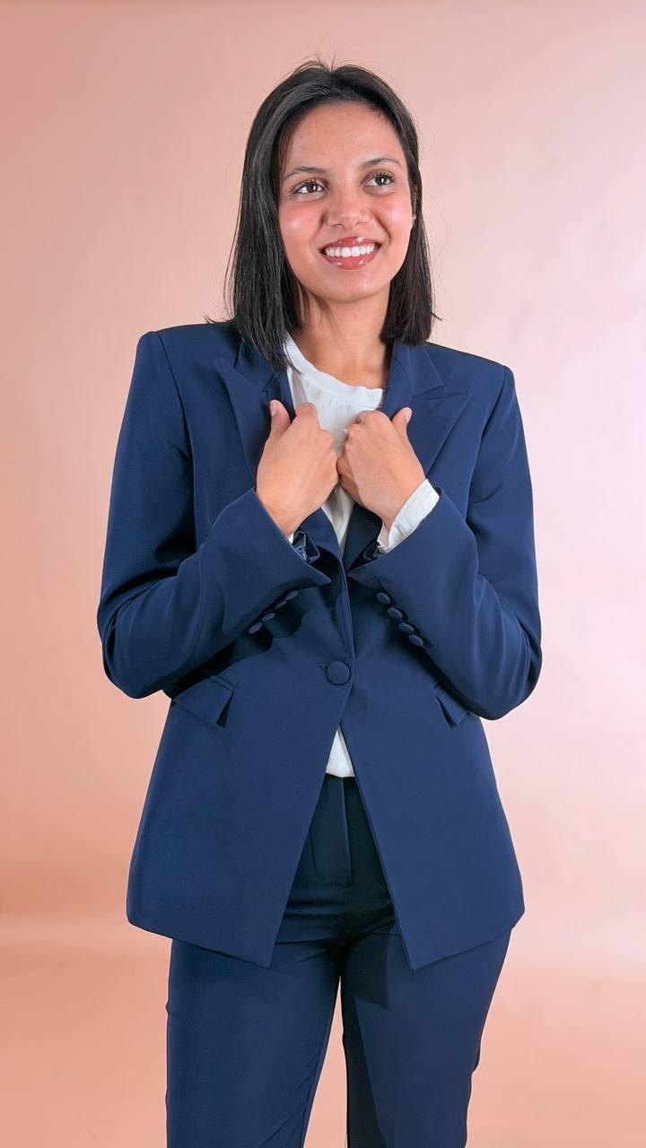 SILENCE Blazer monopetto SD5015KEY NAVY 