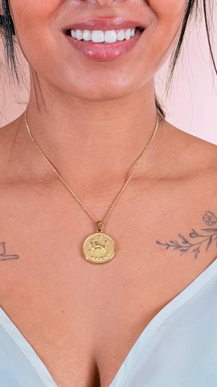 CLUB MANHATTAN Collana segno zodiale ariete CLBMARIETE ORO 