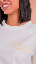LEVA T-shirt buon giorno principessa 24456 AVORIO 
