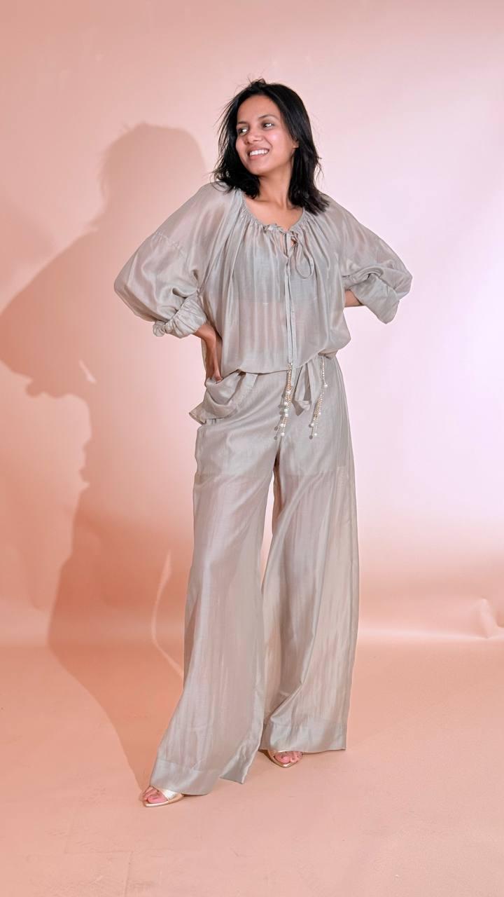 H2O Blusa leggera SCRERA FANGO 
