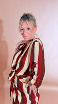 HAVE ONE Camicia coreana rigata CMA-Q412 MULTICOLOR 