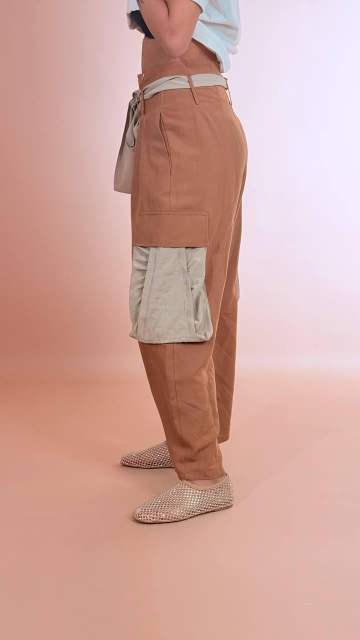 PHILIA LOFT Pantalone safari D02E0974 CAMMELLO 