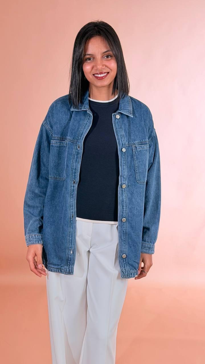 LEVA Camicia denim <BR/> N30F32008 DENIM 