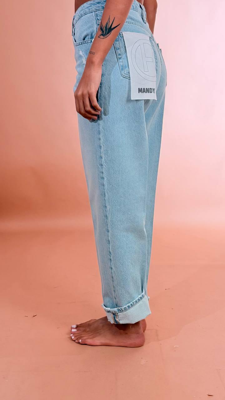 HAVE ONE Jeans mandy PLS-Q035 DENIM CHIARO 